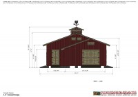 CS100 - Combo Chicken Coop + Garden Shed Plans Construction_015